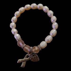 6" Support for Breast Cancer Bracelet L8